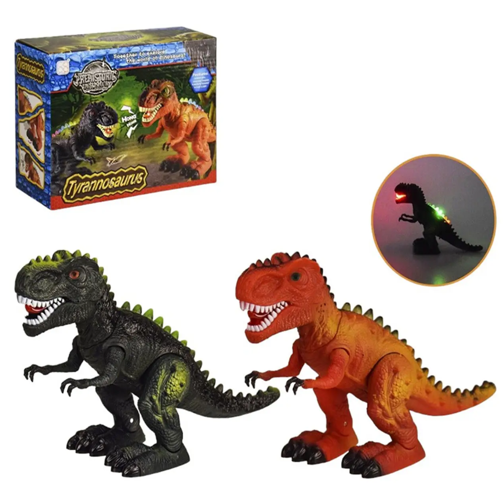 Tyrannosaurus Rex interaktív játékfigura – 30 cm-es mozgó dinoszaurusz hang- és fényhatásokkal (BBJ)1