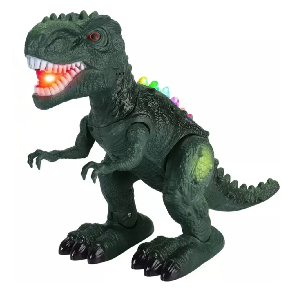 Tyrannosaurus Rex interaktív játékfigura – 30 cm-es mozgó dinoszaurusz hang- és fényhatásokkal (BBJ)10