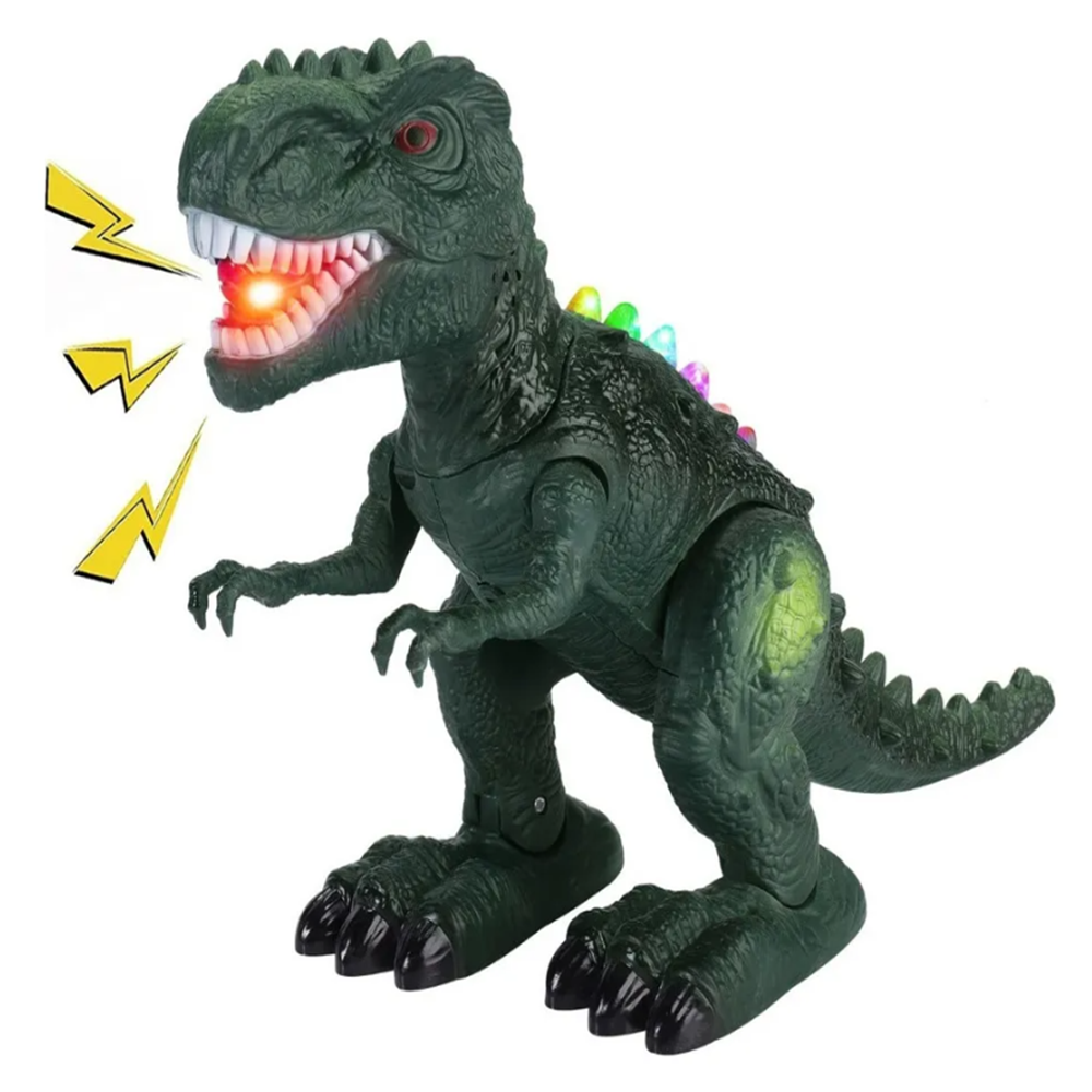 Tyrannosaurus Rex interaktív játékfigura – 30 cm-es mozgó dinoszaurusz hang- és fényhatásokkal (BBJ)11